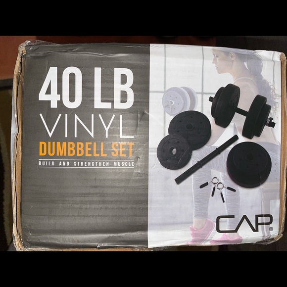 CAP 40 lb (18.1 kg) dumbell set - Picture 2 of 4